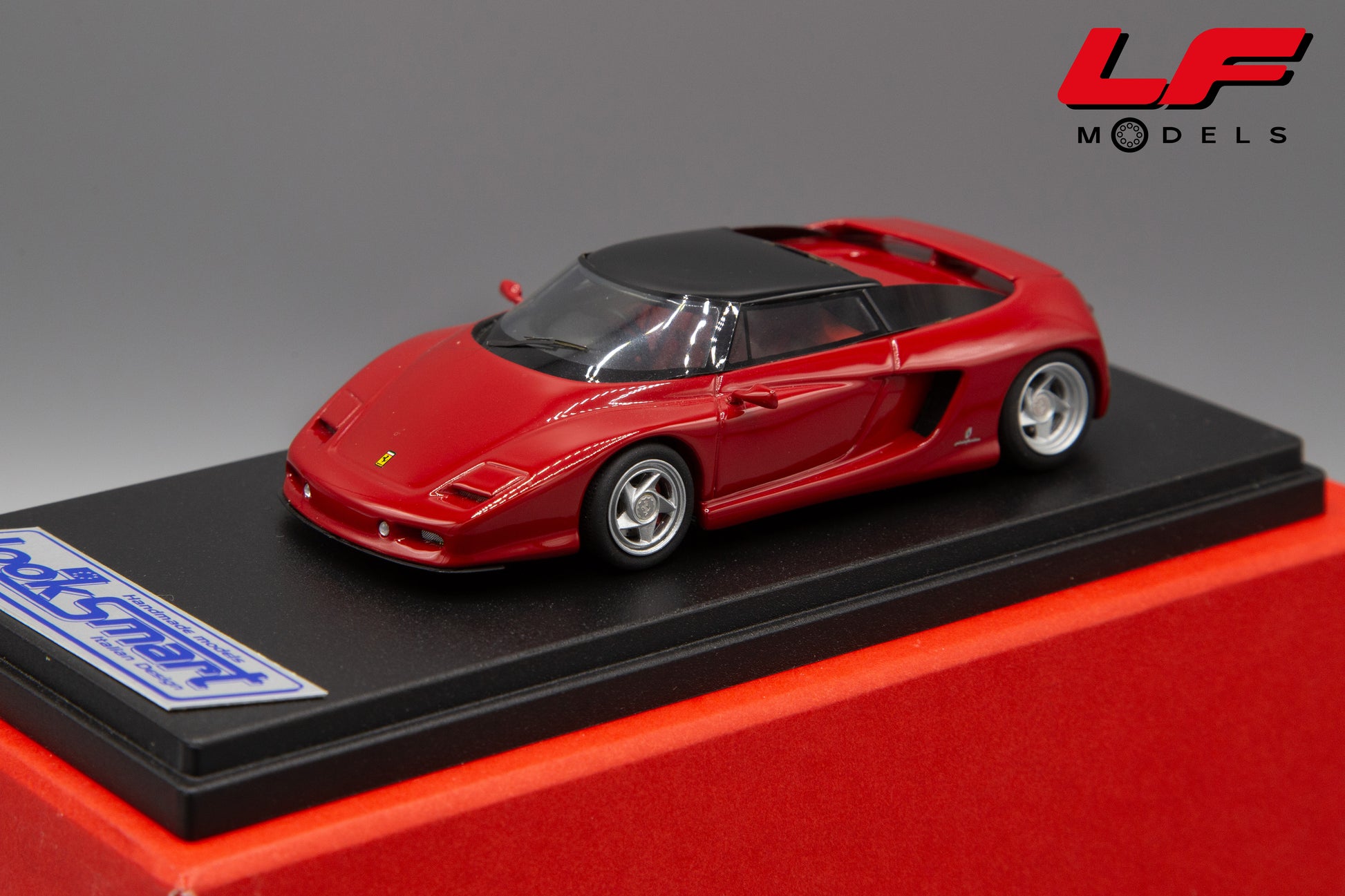 modellino ferrai mythos looksmart 1:43 frontale