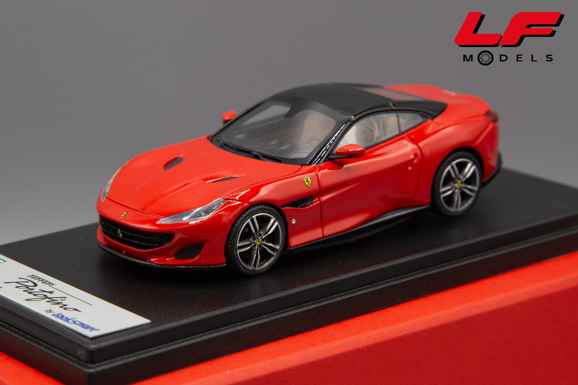 modellino ferrari portofino looksmart 1:43 frontale