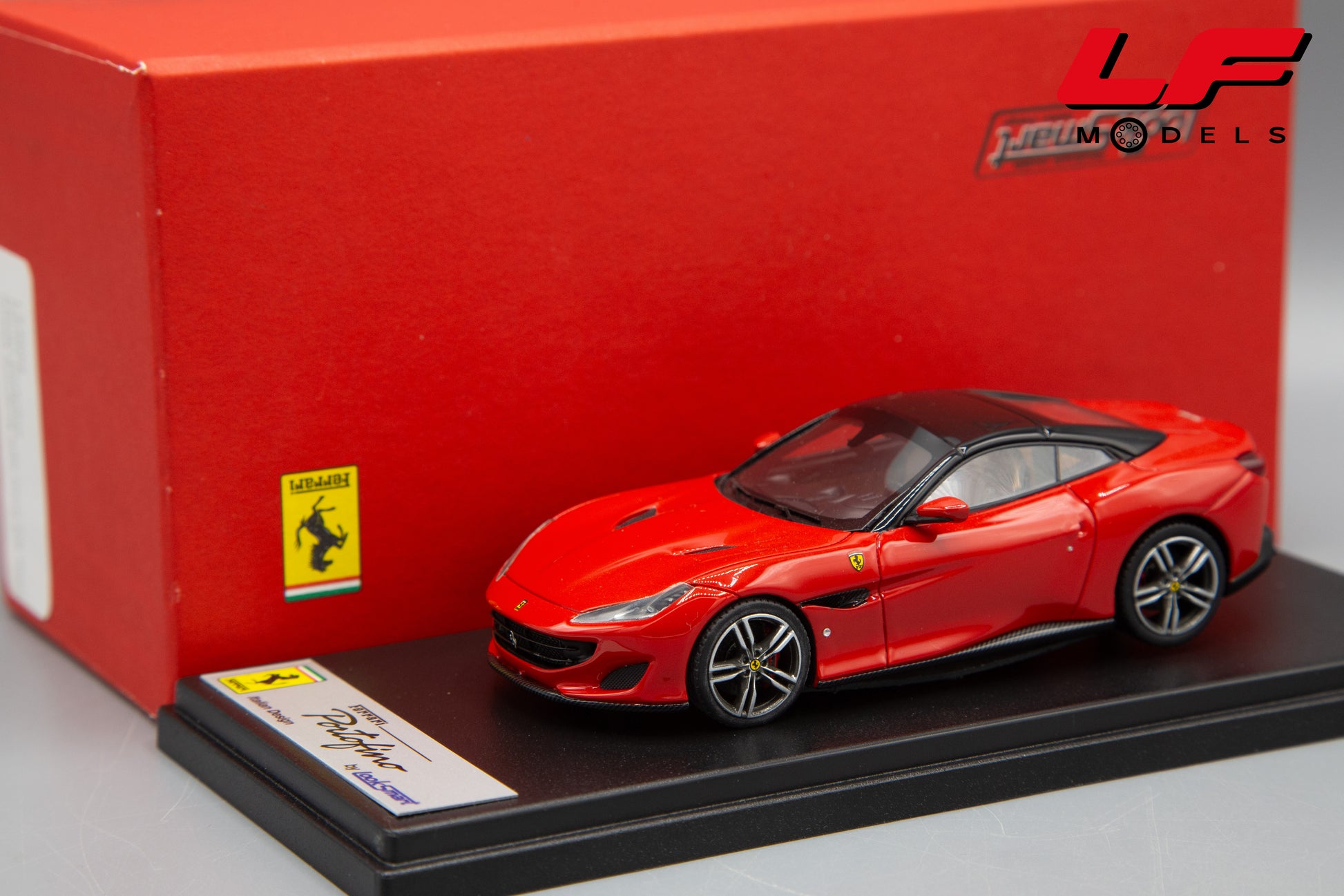 modellino ferrari portofino looksmart 1:43 frontale