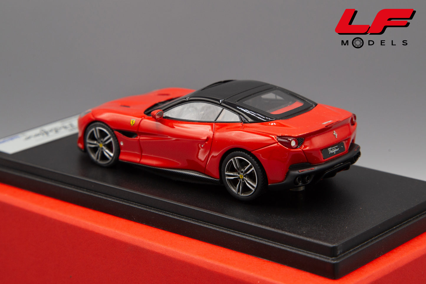 modellino ferrari portofino looksmart 1:43 posteriore