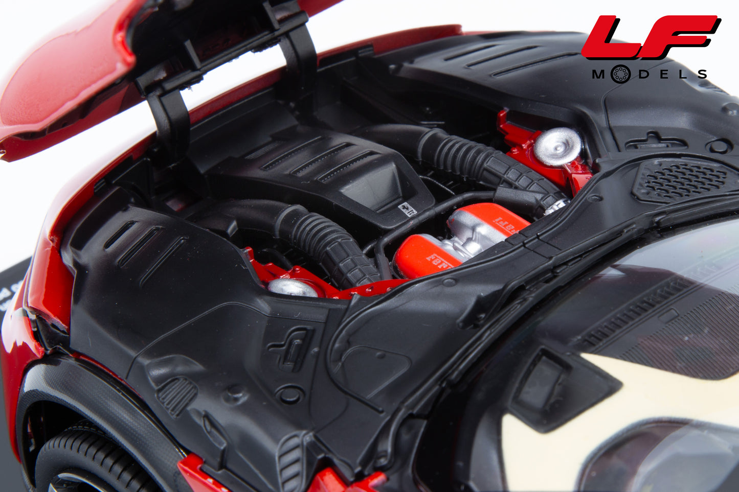 modellino ferrari purosangue polistil 1:18 motore