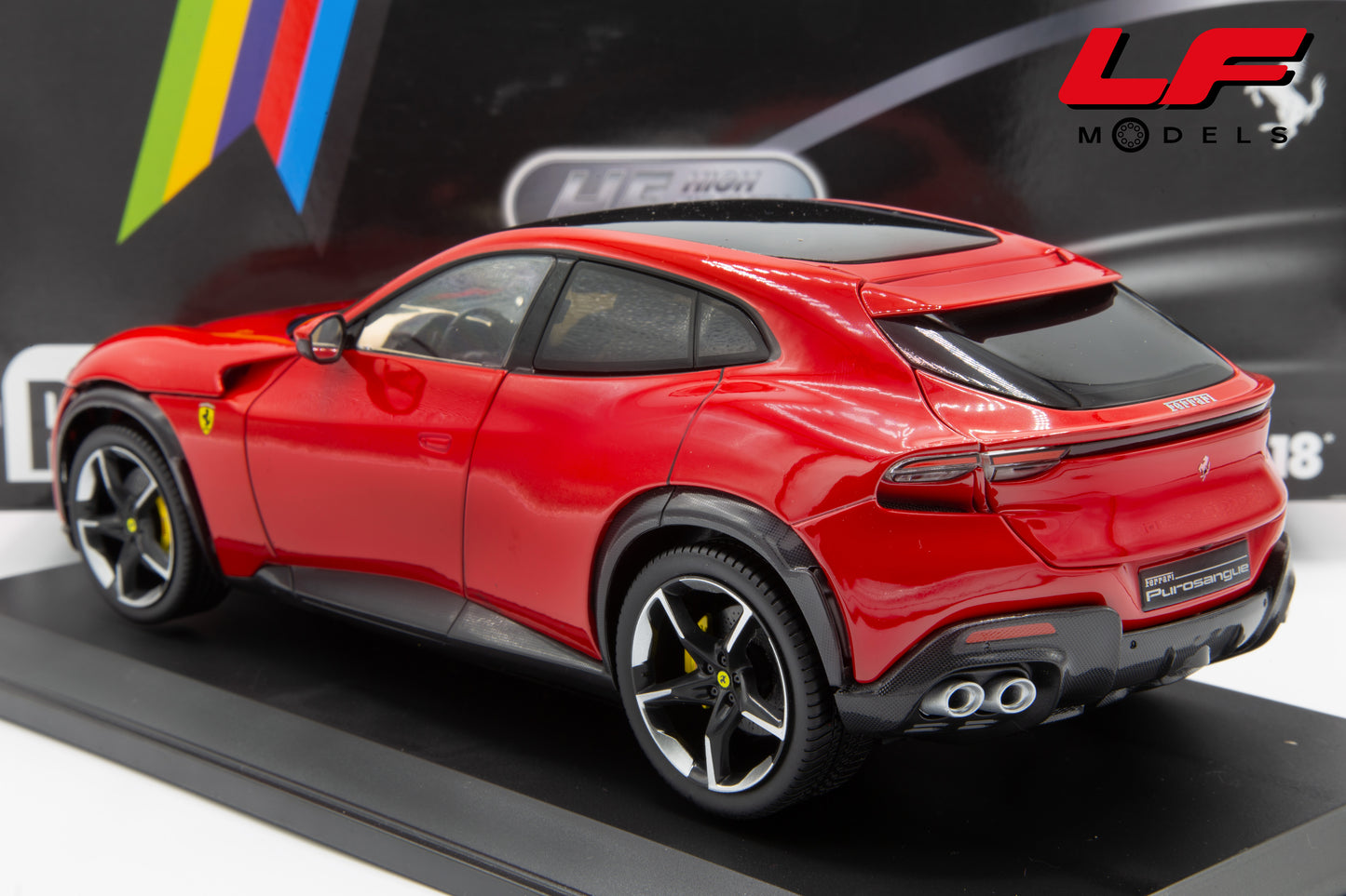 modellino ferrari purosangue polistil 1:18 posteriore