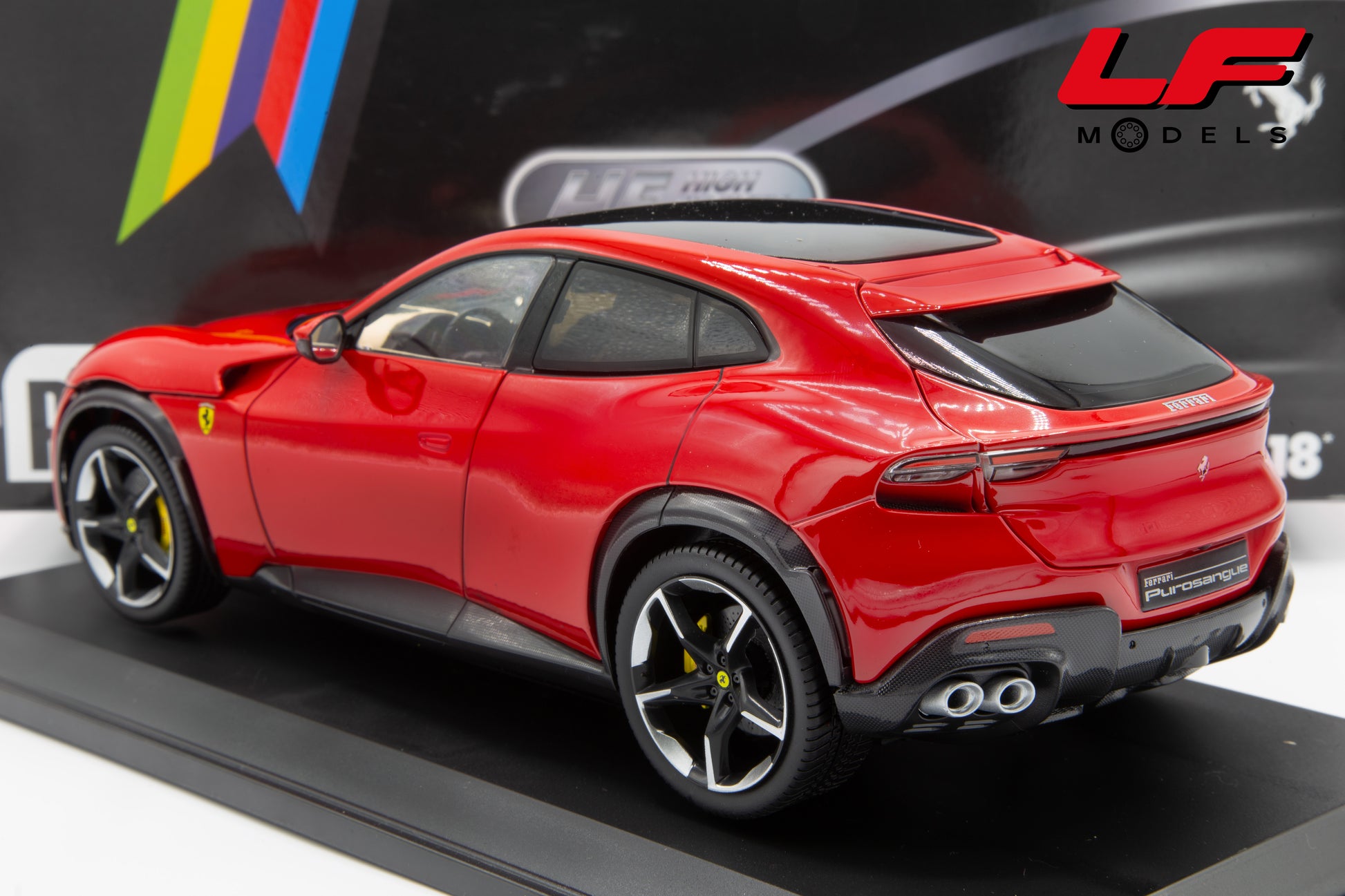 modellino ferrari purosangue polistil 1:18 posteriore