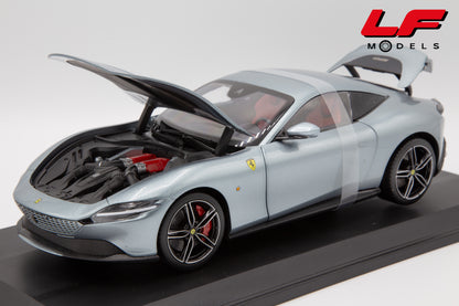 modellino ferrari roma polistil 1:18 frontale aperto