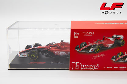 modellino ferrari sf-23 burago 1:43 scatola