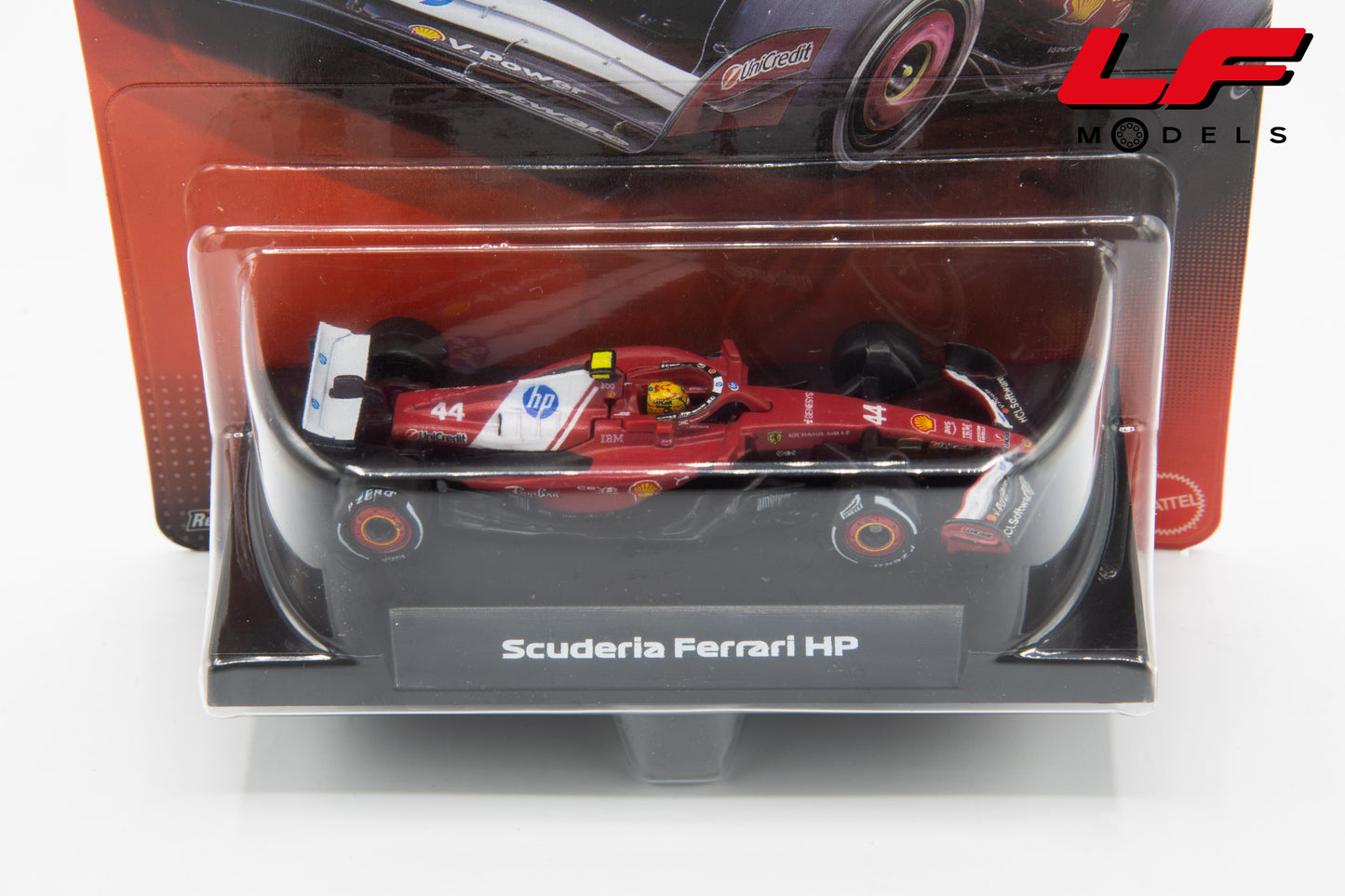 modellino ferrari sf-25 hamilton hotwheels 1:64 JKD86-HRV11 vista frontale