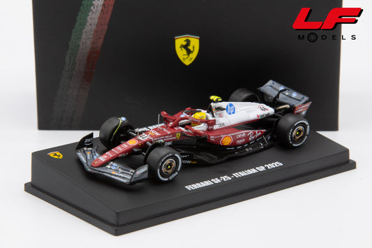 modellino ferrari sf-5 hamilton monza gp looksmart 1:64 LS64027 vista frontale