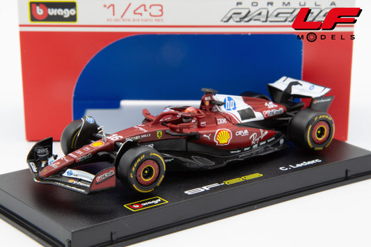 modellino ferrari sf-25 burago 1:43 frontale