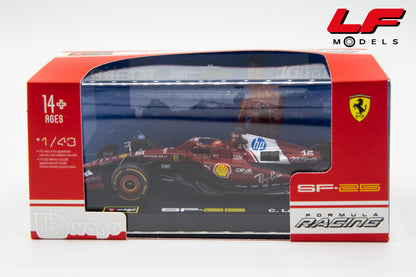 modellino ferrari sf-25 burago 1:43 scatola
