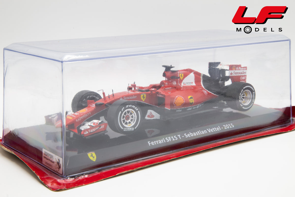 modellino ferrari sf15 t vettel edicola 1:24 vista frontale