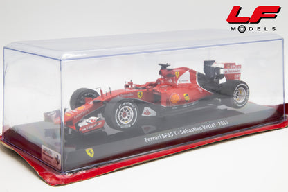 modellino ferrari sf15 t vettel edicola 1:24 vista frontale