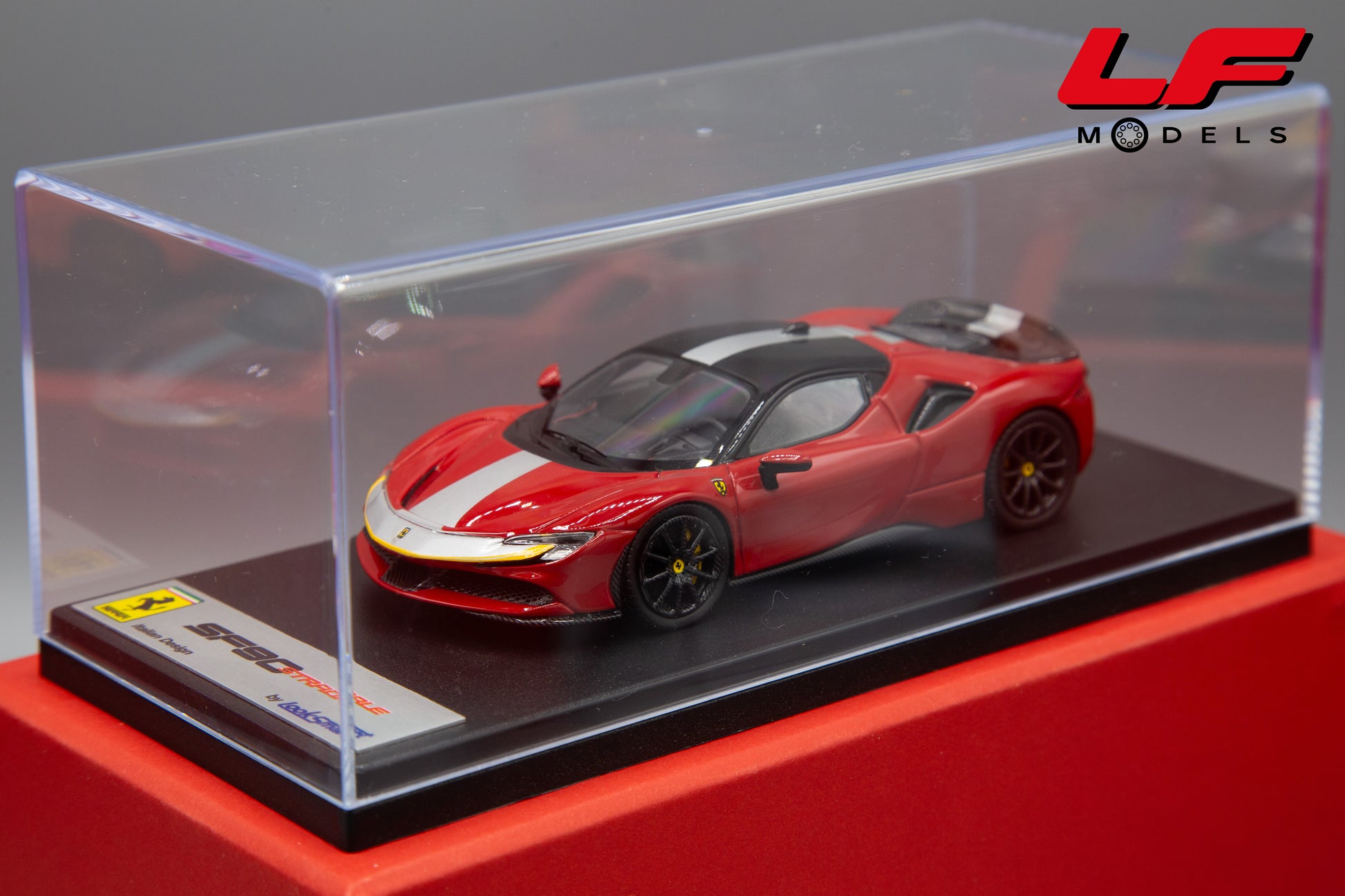 modellino ferrari sf90 looksmart 143 teca