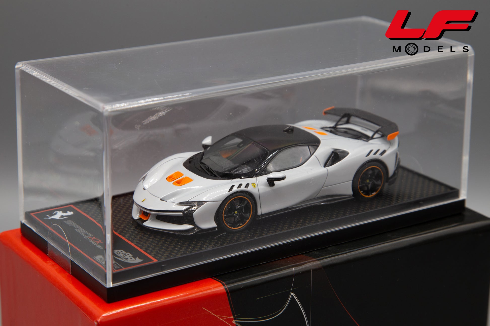 modellino ferrari sf90xx bbr 1:43 frontale