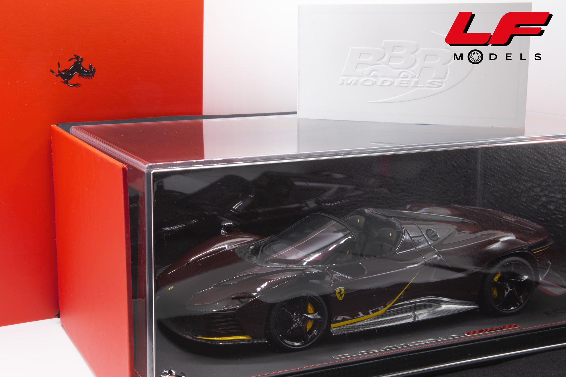 modellino ferrari sp3 daytona bbr 1:18 imballo