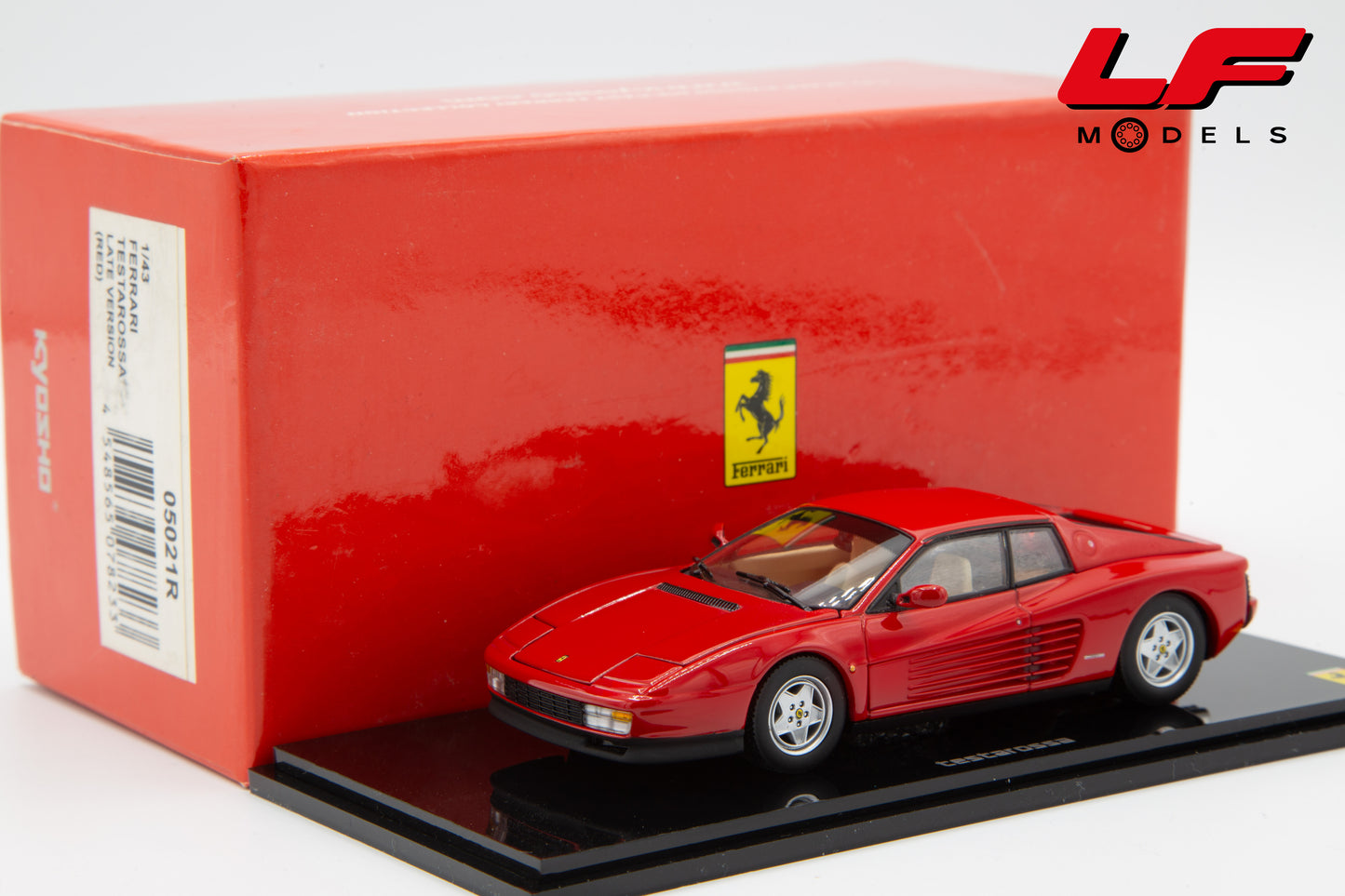modellino ferrari testarossa kyosho 1:43 frontale