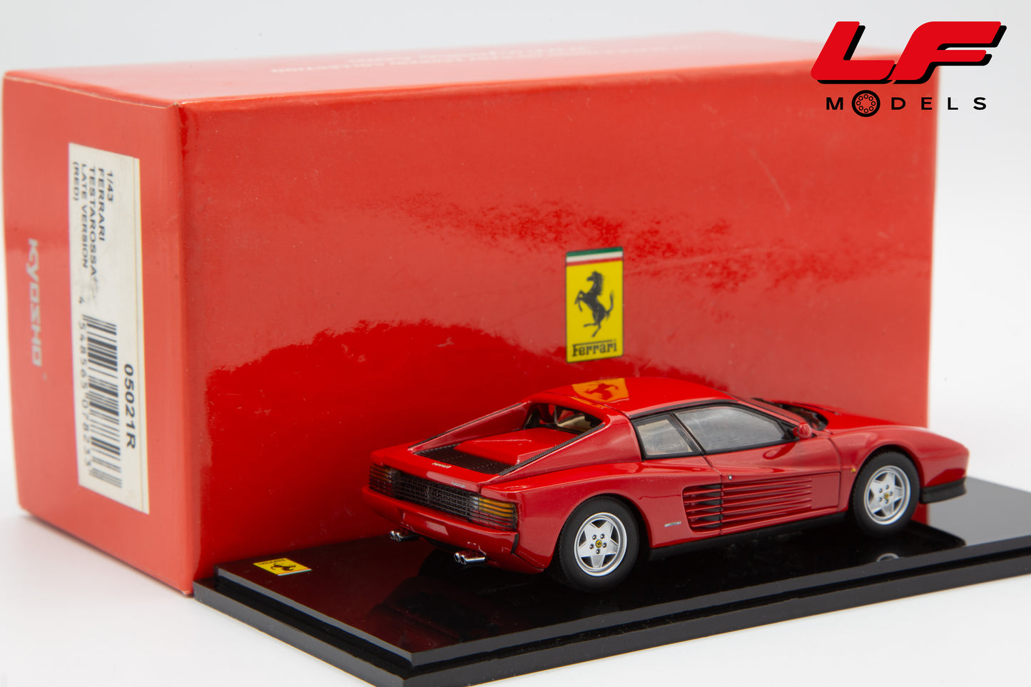 modellino ferrari testarossa kyosho 1:43 posteriore