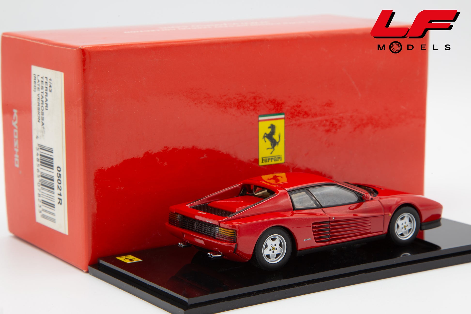 modellino ferrari testarossa kyosho 1:43 posteriore
