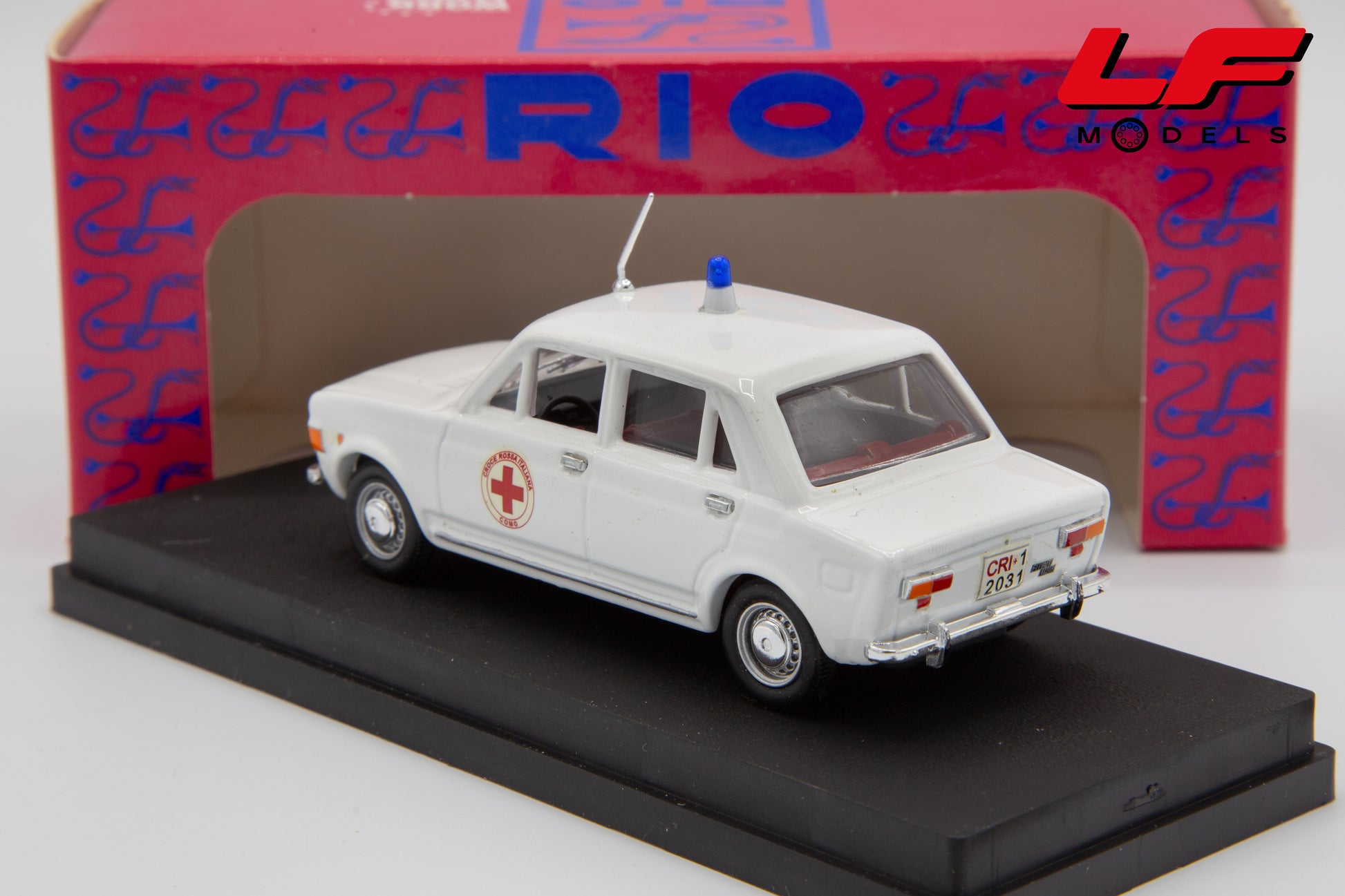 modellino fiat 128 rio 1:43 posteriore