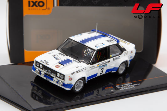 modellino fiat 131 abarth rally ixo 1:43 frontale