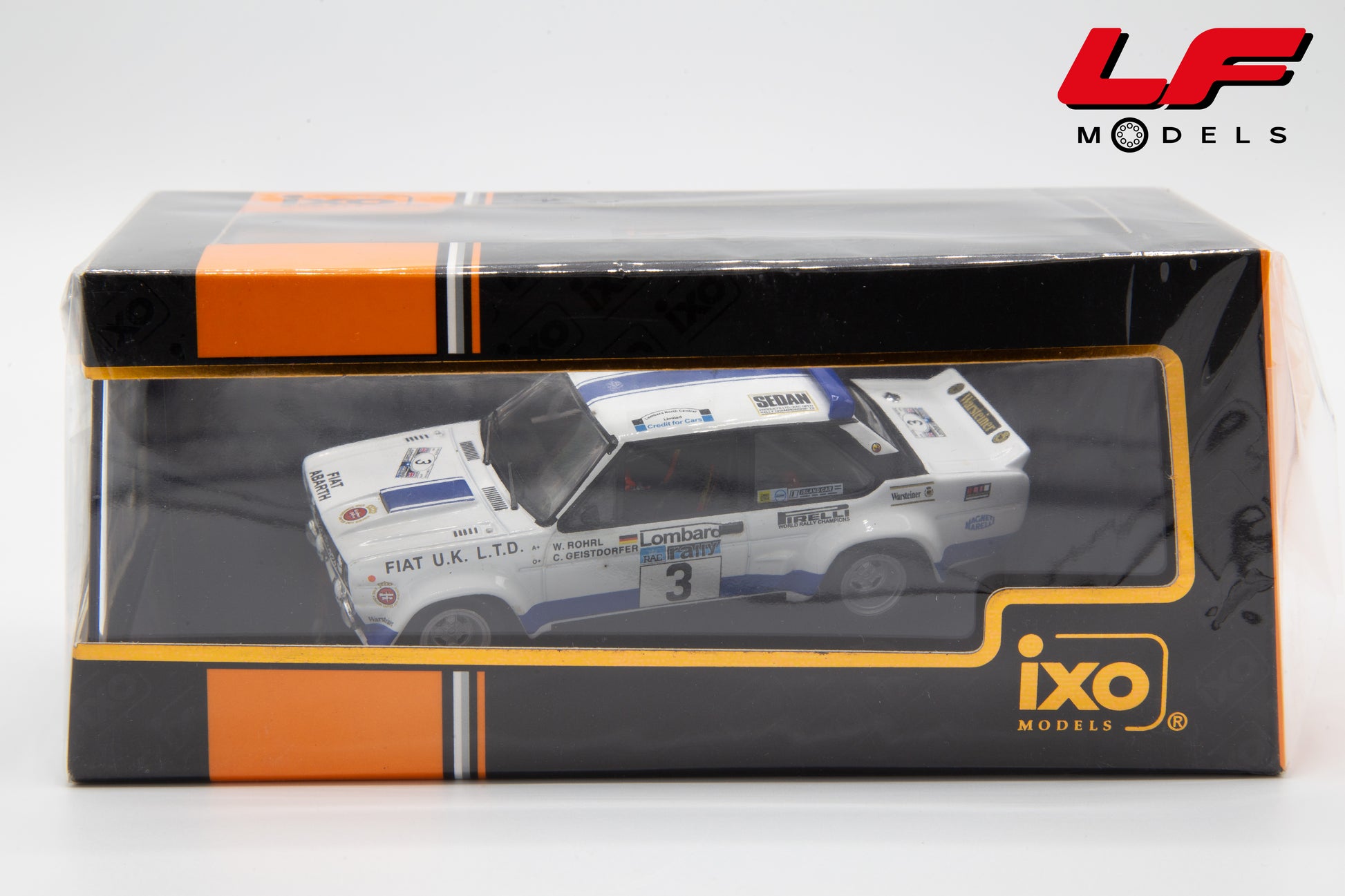 modellino fiat 131 abarth rally ixo 1:43 scatola