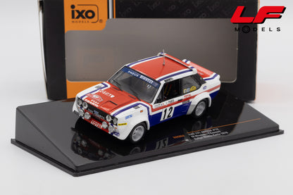 modellino fiat 131 abarth rally montecarlo ixo models 1:43 RAC052 vista frontale