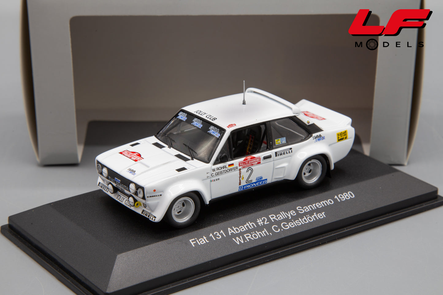 modellino fiat 131 abarth rallye cmr 1:43