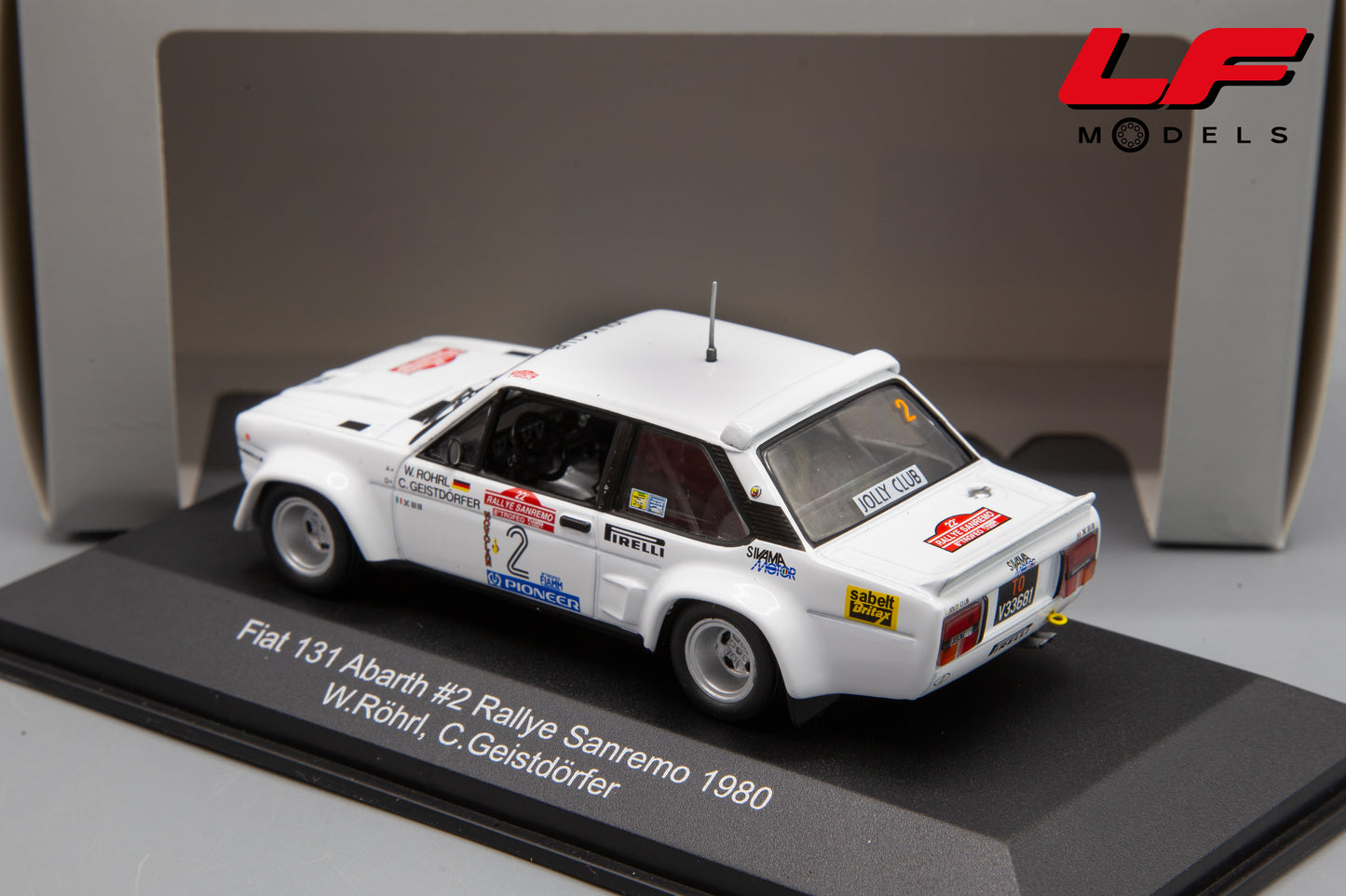modellino fiat 131 abarth rallye cmr 1:43