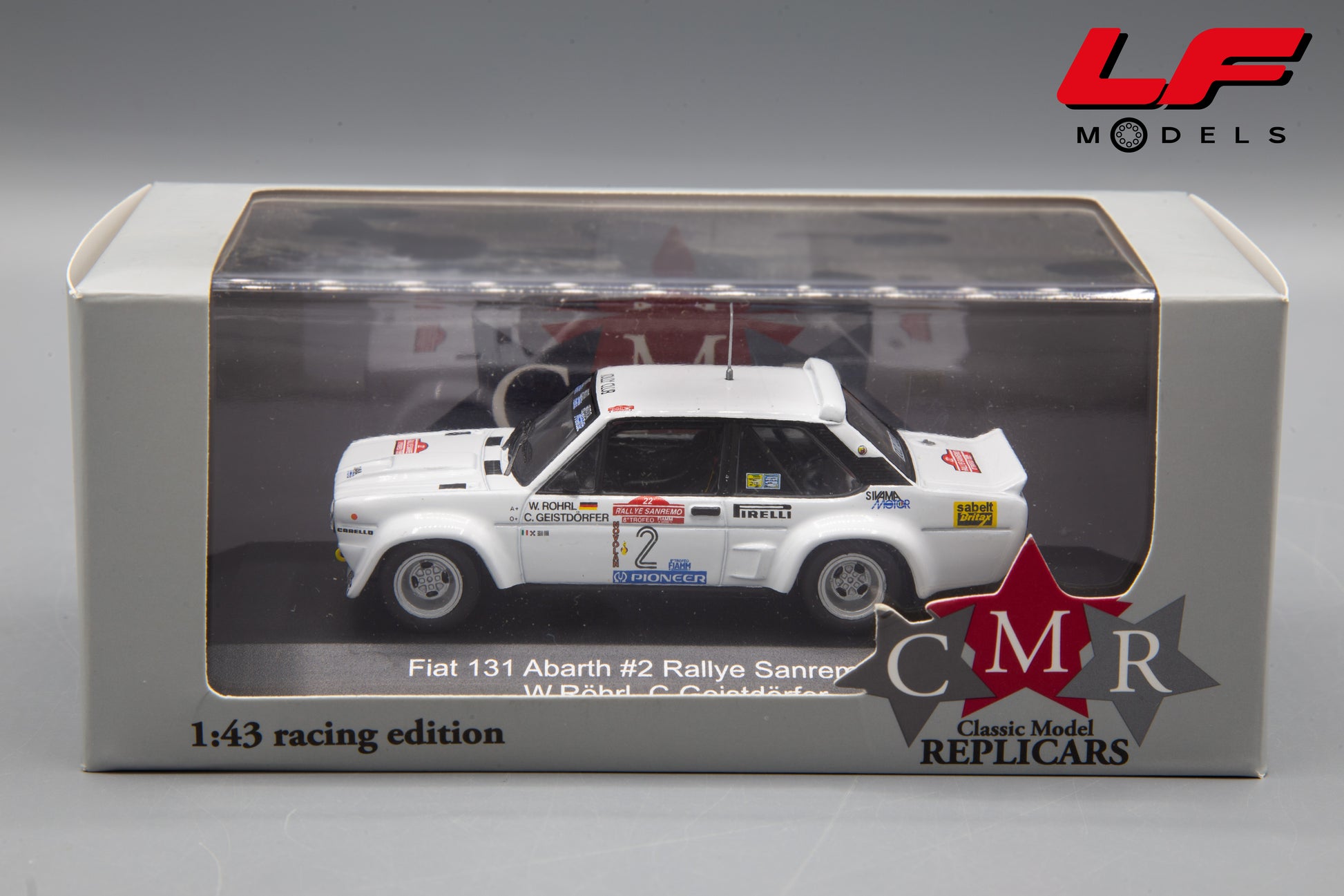 modellino fiat 131 abarth rallye cmr 1:43