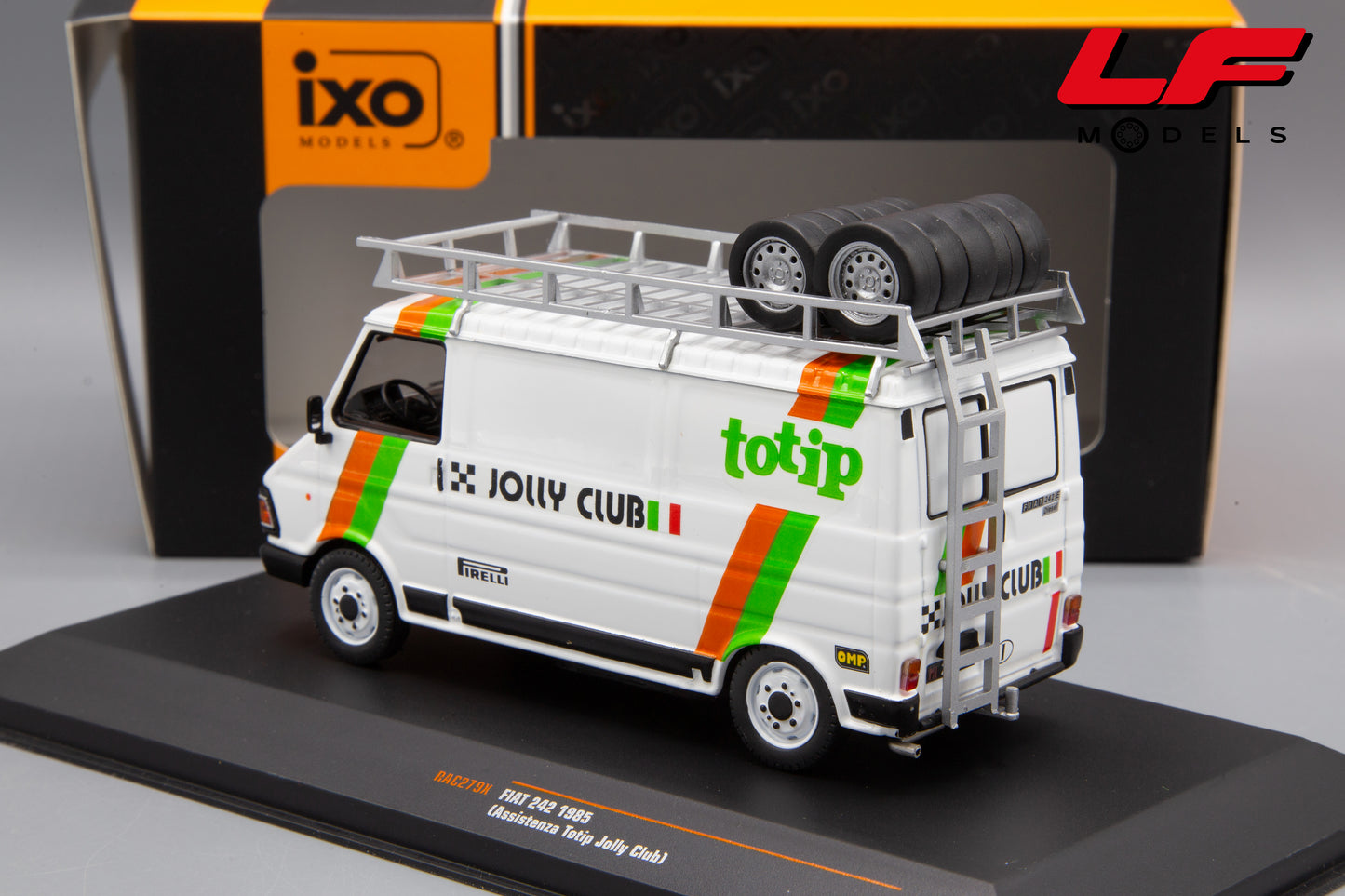 modellino fiat 242 assistenza totip ixo models 1:43