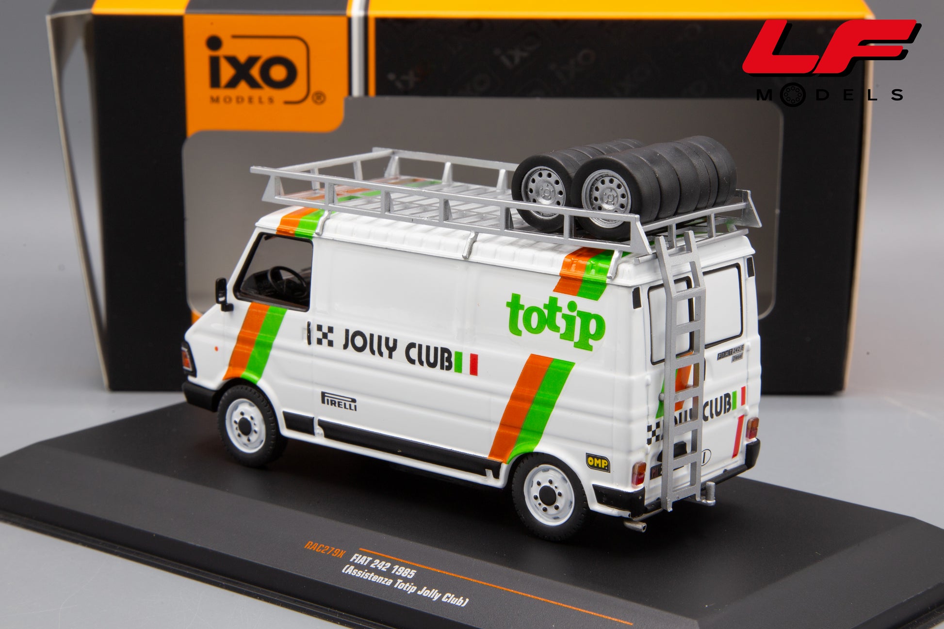 modellino fiat 242 assistenza totip ixo models 1:43