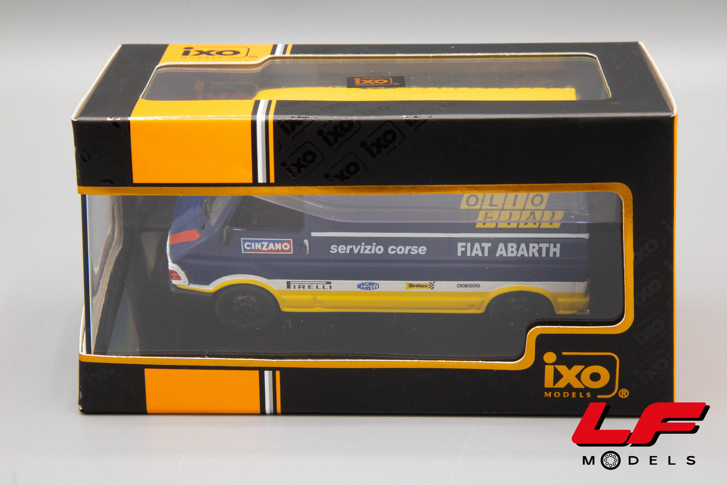 modellino fiat 242 assistenza rally oliofiat ixo models 1:43 scatola