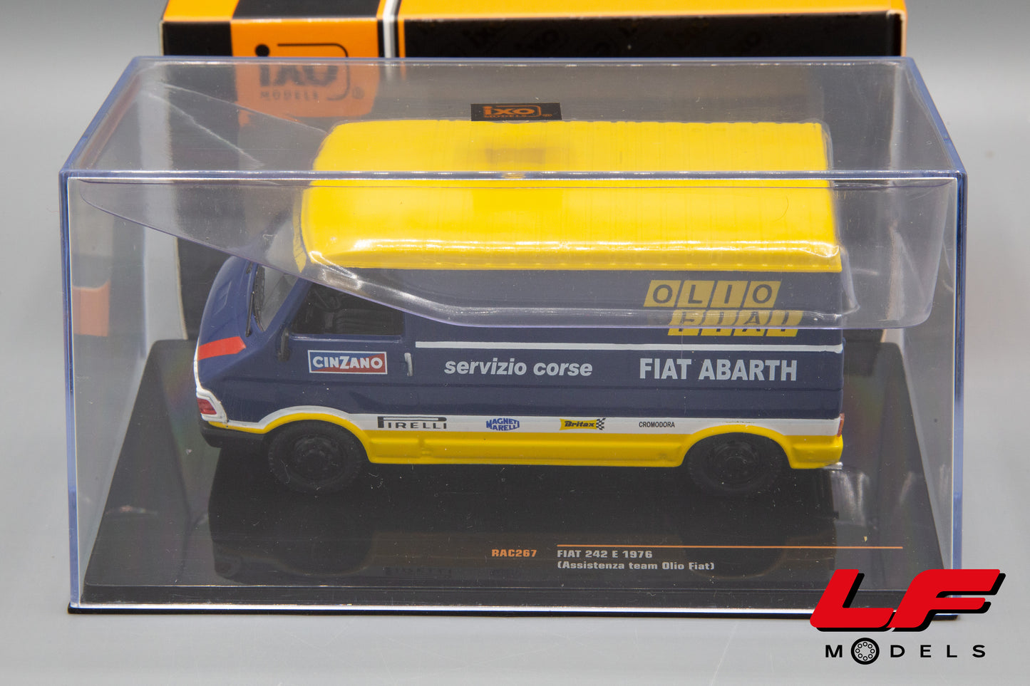 modellino fiat 242 assistenza rally oliofiat ixo models 1:43 teca