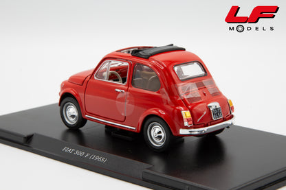 modellino fiat 500 f edicola 1:24 vista posteriore