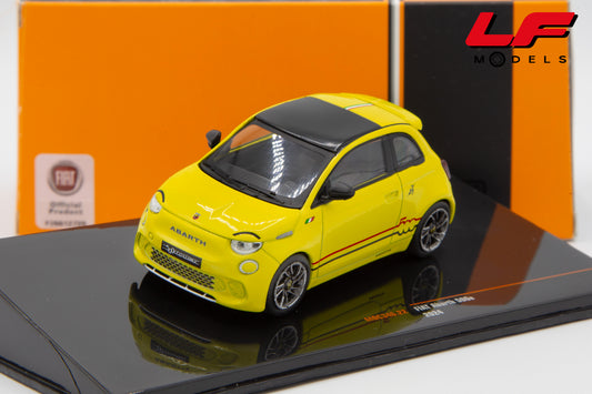 modellino fiat 500e abarth ixo 1:43 frontale