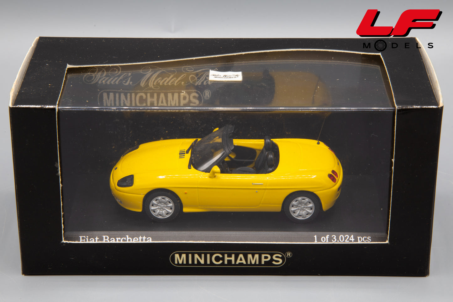 modellino fiat barchetta minichamps 1:43 scatola