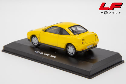 modellino fiat coupe giallo edison 1:43 804321 vista posteriore