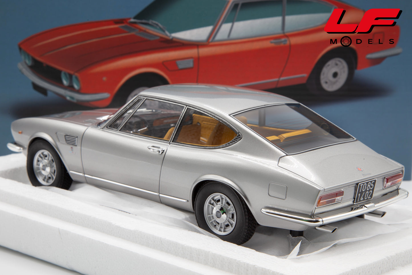 modellino fiat dino coupè laudoracing 1:18 posteriore