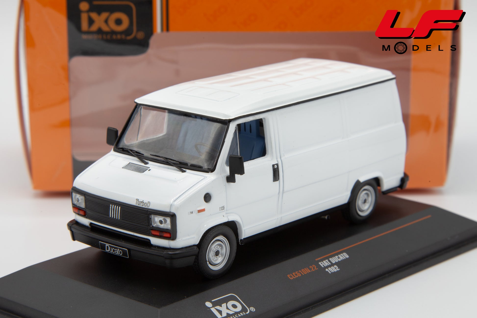 modellino fiat ducato ixo 1:43 frontale