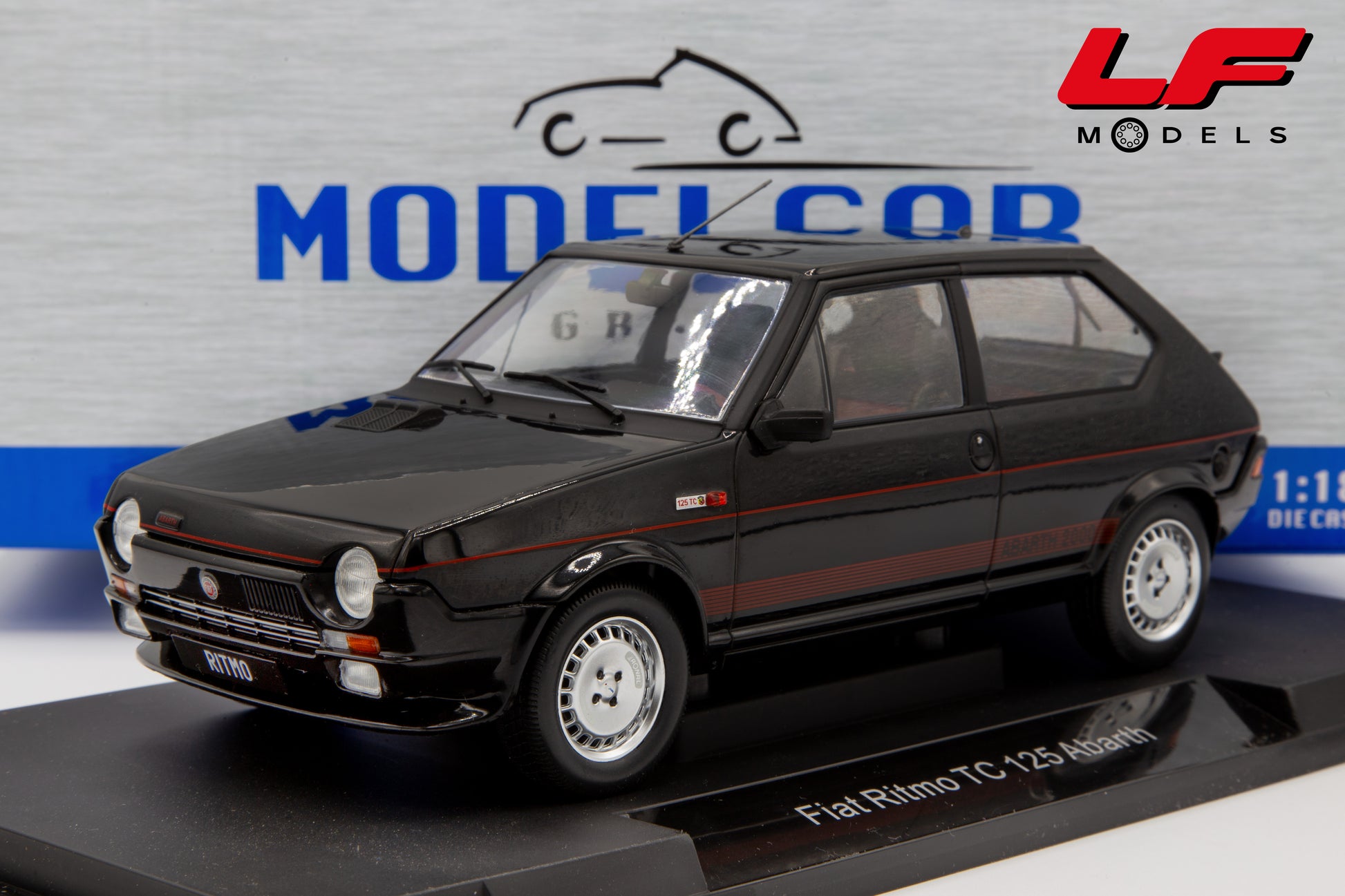 modellino fiat ritmo 125tc mcg 1:18 frontale