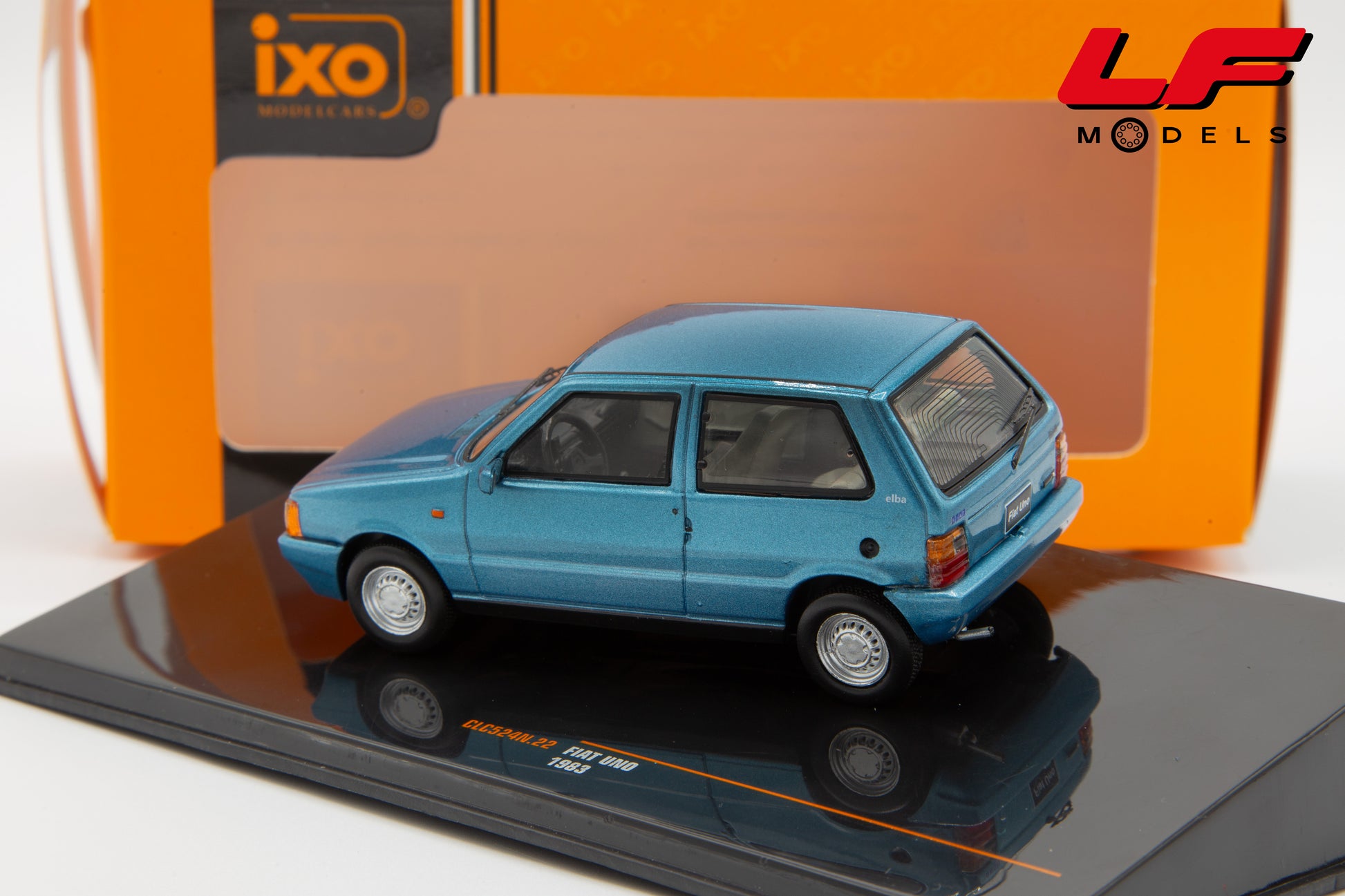 modellino fiat uno elba ixo 1:43 posteriore