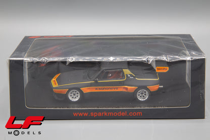 SPARK FIAT X1/9 DALLARA BERTONE SALONE DE PARIS 1975 BLACK ORANGE 1:43