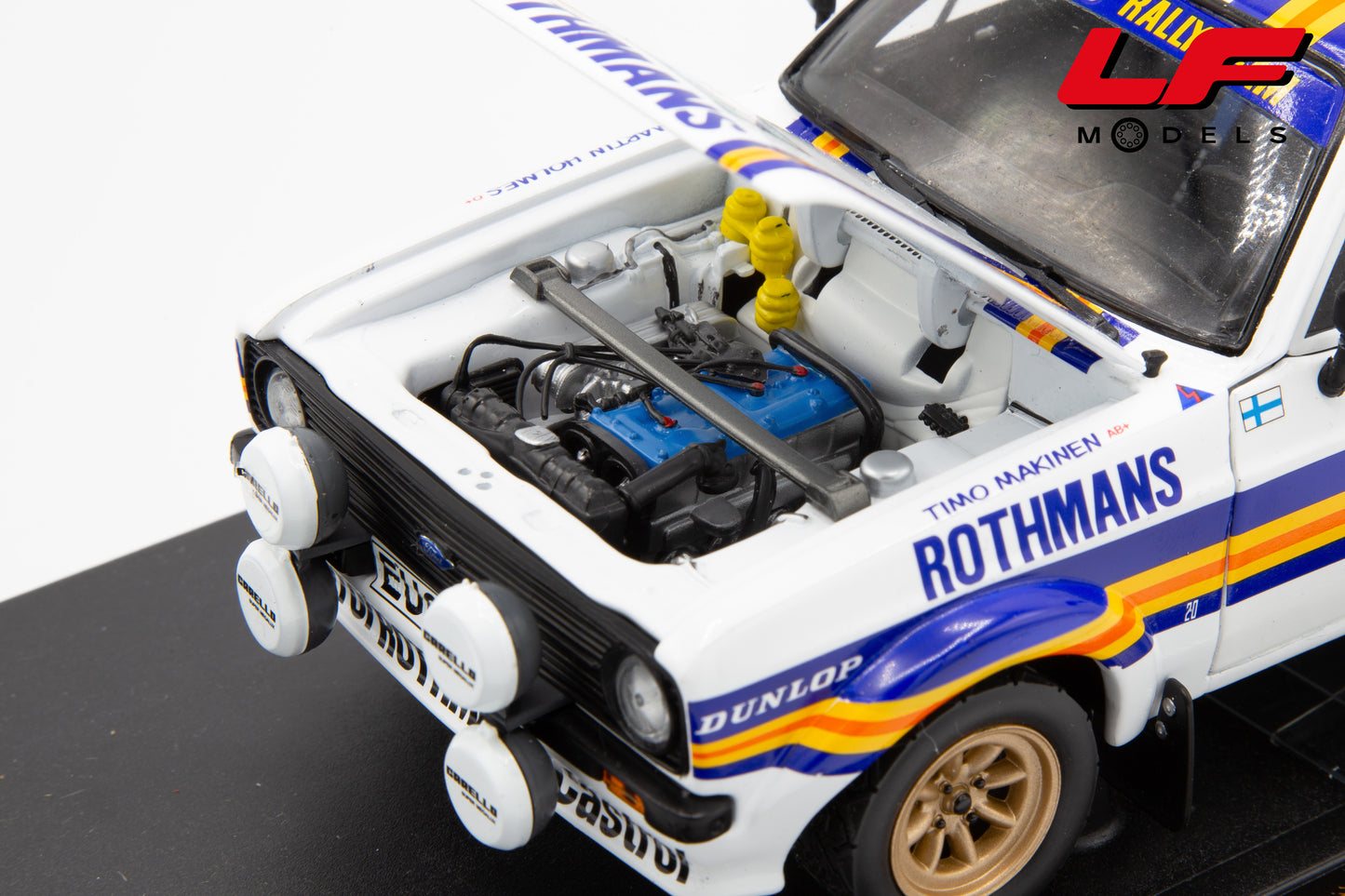 modellino ford escort rally sunstar 1:18 motore