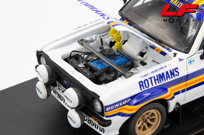 modellino ford escort rally sunstar 1:18 motore