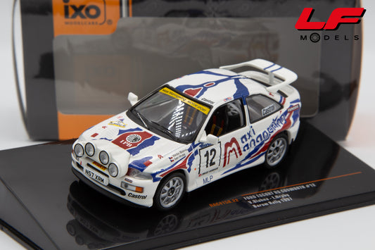 modellino ford escort rs cosworth rally ixo models 1:43 frontale