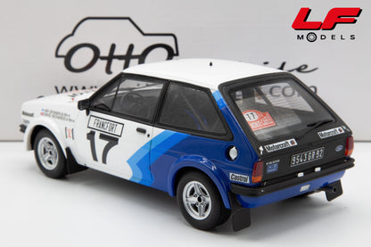 modellino ford fiesta rally ottomobile 1:18 posteriore