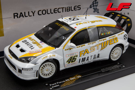 modellino ford focus rally sunstar 1:18 frontale