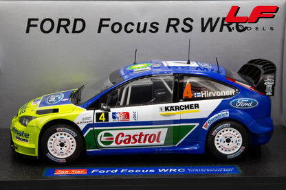modellino ford focus rally sunstar 1:18 laterale