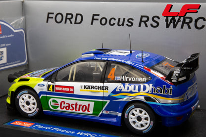 modellino ford focus rally sunstar 1:18 posteriore
