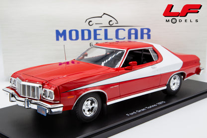 modellino ford gran torino starsky hutch mcg 1:18 MCG181005 vista frontale