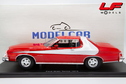 modellino ford gran torino starsky hutch mcg 1:18 MCG181005 vista laterale